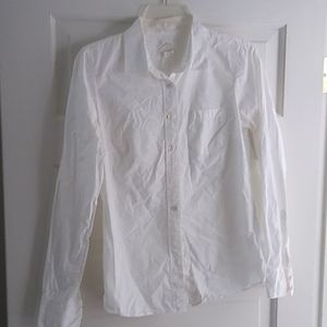 J. Crew White Button Down Shirt